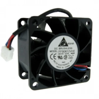 Delta FFB0612VHE 60mm 12 Volt DC 6000 RPM Cooling FAN