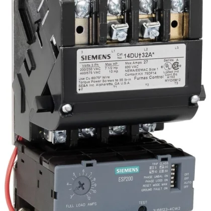NIB - Siemens - 14FUF32AA - 3-Pole Motor Starter 13-52A 600Vac 14Fu Frame