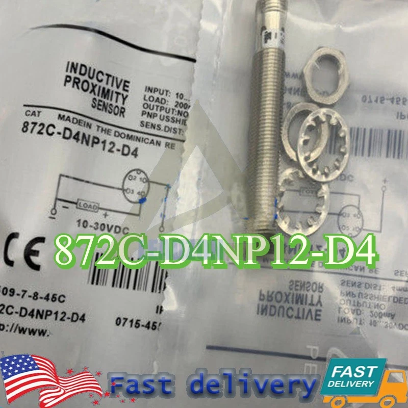 872C-D4NP12-D4 For Allen-Bradley Proximity Switch Sensor 4mm 200mA Good Quality