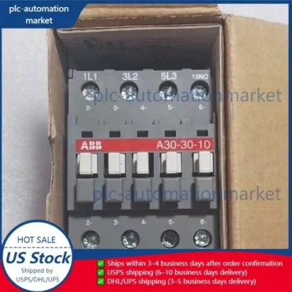 1pc ABB A30-30-10 Contactor 24V、110V 50Hz / 110-120V 60Hz、220-230V US Free TAX