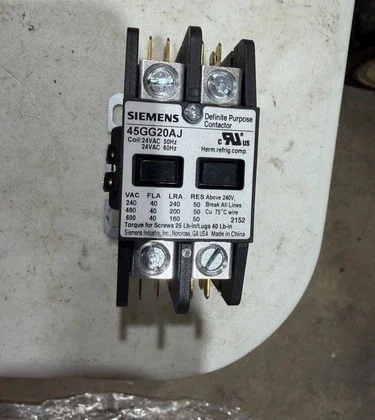 SIEMENS 45GG20AJ CONTACTOR W602