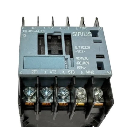 Siemens 3RT2018-4AR61 Sirius Contactor 3-Pole 400V Coil 7.5kW 16A 1NO