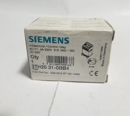 Siemens 3TH2031-OBB4 Auxiliary Contactor NEW