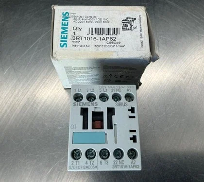 Siemens 3RT1016-1AP62 3-phase IEC Rated Contactor