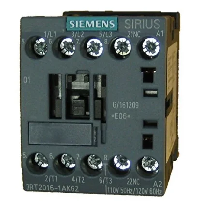 NEW Siemens SIRIUS Contactor 3RT2016-1AK62 110-120V 50-60HZ 3RT20161AK62