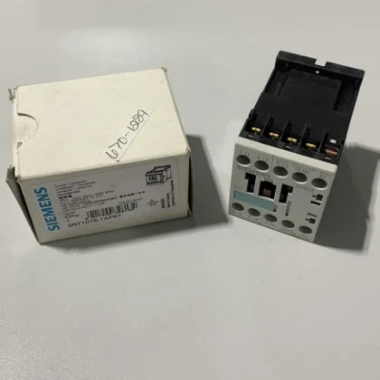 SIEMENS 3RT1015-1AP61 CONTACTOR 7 AMP 3 POLE 1 NO 220/240VAC 50/60HZ *NIB*