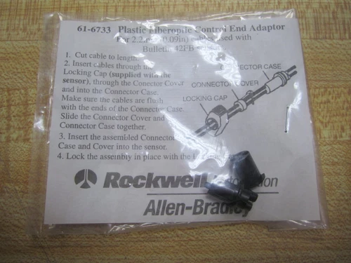 Allen Bradley 61-6733 616733 Fiberoptic Adaptor Control End 42FB Sensors