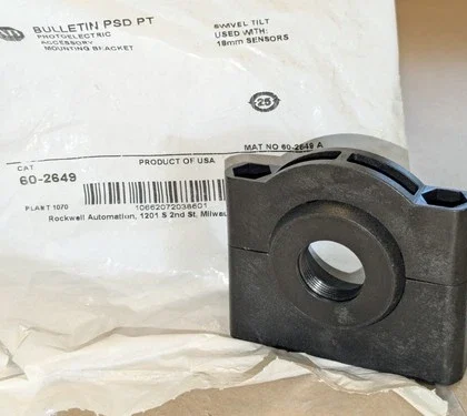 Allen Bradley 18mm sensor bracket 60-2649 N EW!