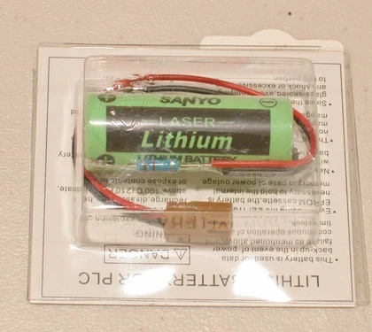 1 x FANUC OEM BATTERY A98L-0031-0012 SANYO CR17450SE-R 3V PLC INDUSTRIAL BATTERY