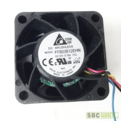 High Speed Cooling Fan Delta Electronics DC Brushless FFB03612EHN 12V 0.75A
