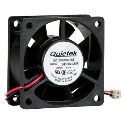 Delta Electronics Quietek - SB0612M -12 VDC Fan 60mm x 25mm