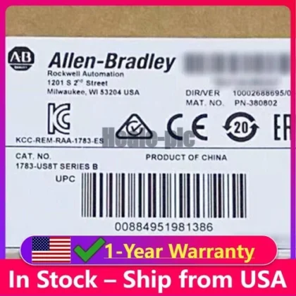 1 PCS New 1783-US8T Allen Bradley Stratix2000 Ethernet Switch Unman US Free Tax