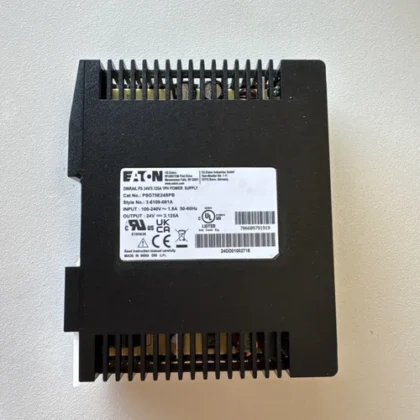 Eaton Psg75e24spb Power Supply, 100/240V Ac, 24V Dc, 75W, Din Rail