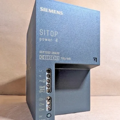 Siemens 6EP1332-2BA00 SITOP Power 4 Power Supply, 120/230VAC, 3.7A/24VDC (NewNB)