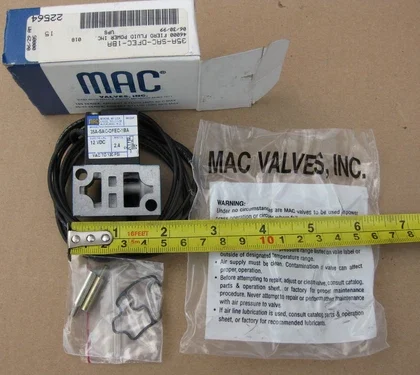MAC 35A-SAC-DFEC-1BA Pneumatic Solenoid Valve 12VDC 35ASACDFEC1BA New In Box