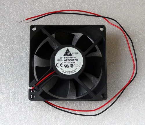 NEW Delta AFB0812H 80mm x 25mm High Speed Fan 12V 80x25mm Made in Thailand