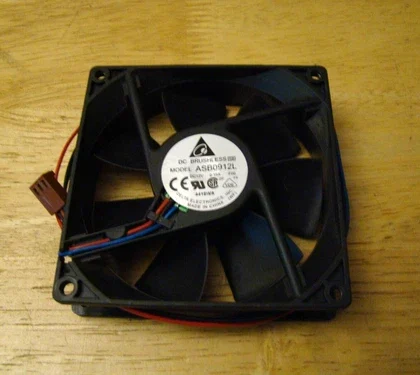 Delta ASB0912L 12V 3pin DC Fan Black/92mm