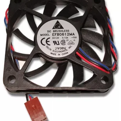 New Delta EFB0612MA 60mm x 10mm 12v Ball Bearing Fan 3 Pin Connector 15.54 CFM