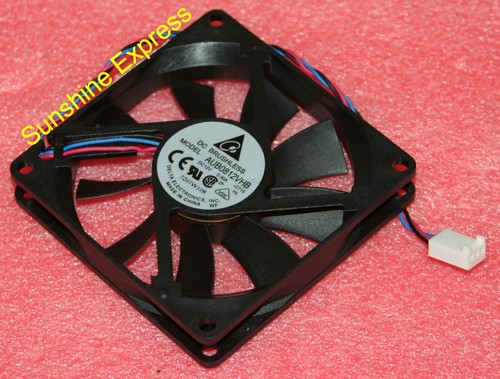 New Delta Cooling Case Fan AUB0812VHB w/ 3-Pin Connector 80x80x15mm