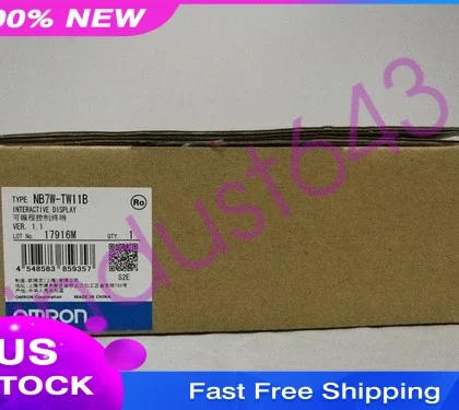 1PC New Omron NB7W-TW11B HMI Touch Screen NB7WTW11B Expedited Shipping