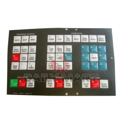 Fanuc NEW A98L-0001-0524T Membrane Operator Keypad Keysheet Keyboard, FREE SHIP