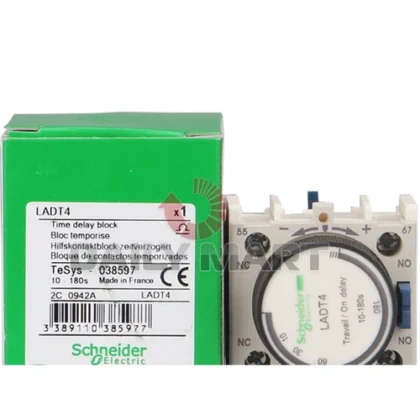 New Schneider LADT4 1NO/1NC Range 10S~180S 690V 3M 10A Time Delay Block