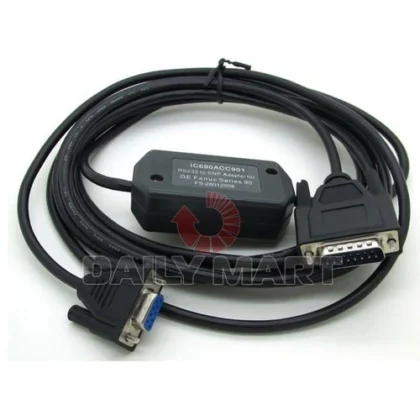 Fanuc NEW IC690ACC901 GE 90 Mini Converter Kit Programming Cable (RS-485/RS-232)