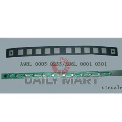 NEW Fanuc 12 Membrane Keypad Keysheet A86L-0001-0301/A98L-0005-0255 FREE SHIP
