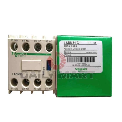Brand NEW Schneider LADN31C Auxiliary 4 NO Contact Block Switch for AC Contactor