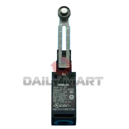 New Omron Limit Switch D4N-412G Side Rotary Adjustable Roller DPST (1-NO, 1-NC)