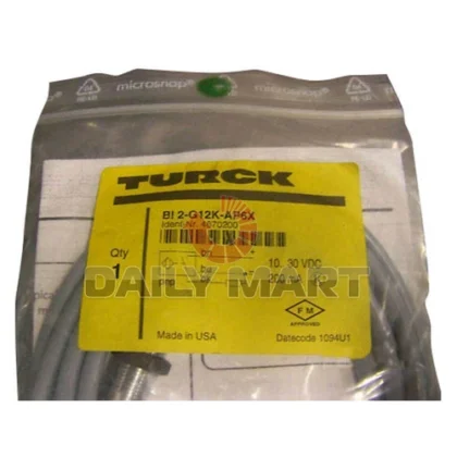 NEW Turck BI2-G12K-AP6X Proximity 12mm Barrel Sensor, 3-Wire DC PNP