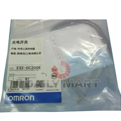 Omron E32-DC200E E32DC200E Photoelectric Switch Fiber Unit New in Bag Free Ship