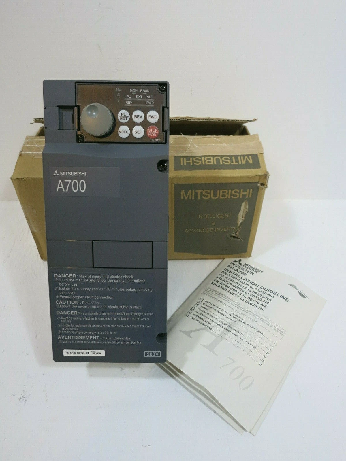 Mitsubishi FR-A720-00030-TF Inversor