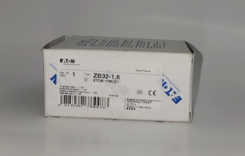 Eaton XTOB1P6CC1 Relé de Sobrecarga