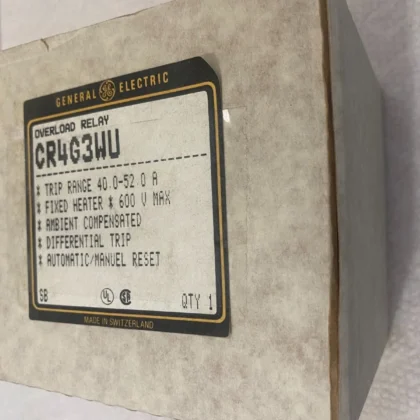 General Electric CR4G3WU Relé de Sobrecarga