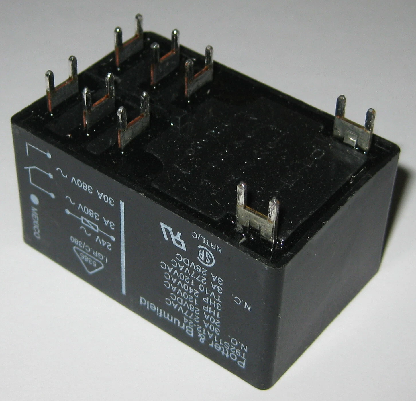 Potter & Brumfield 24 VAC 30A DPDT Relay