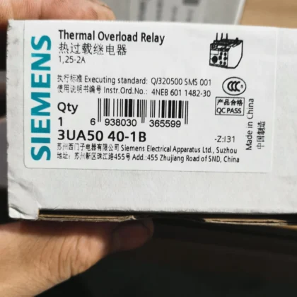 Siemens 3UA5040-0J Relé Térmico