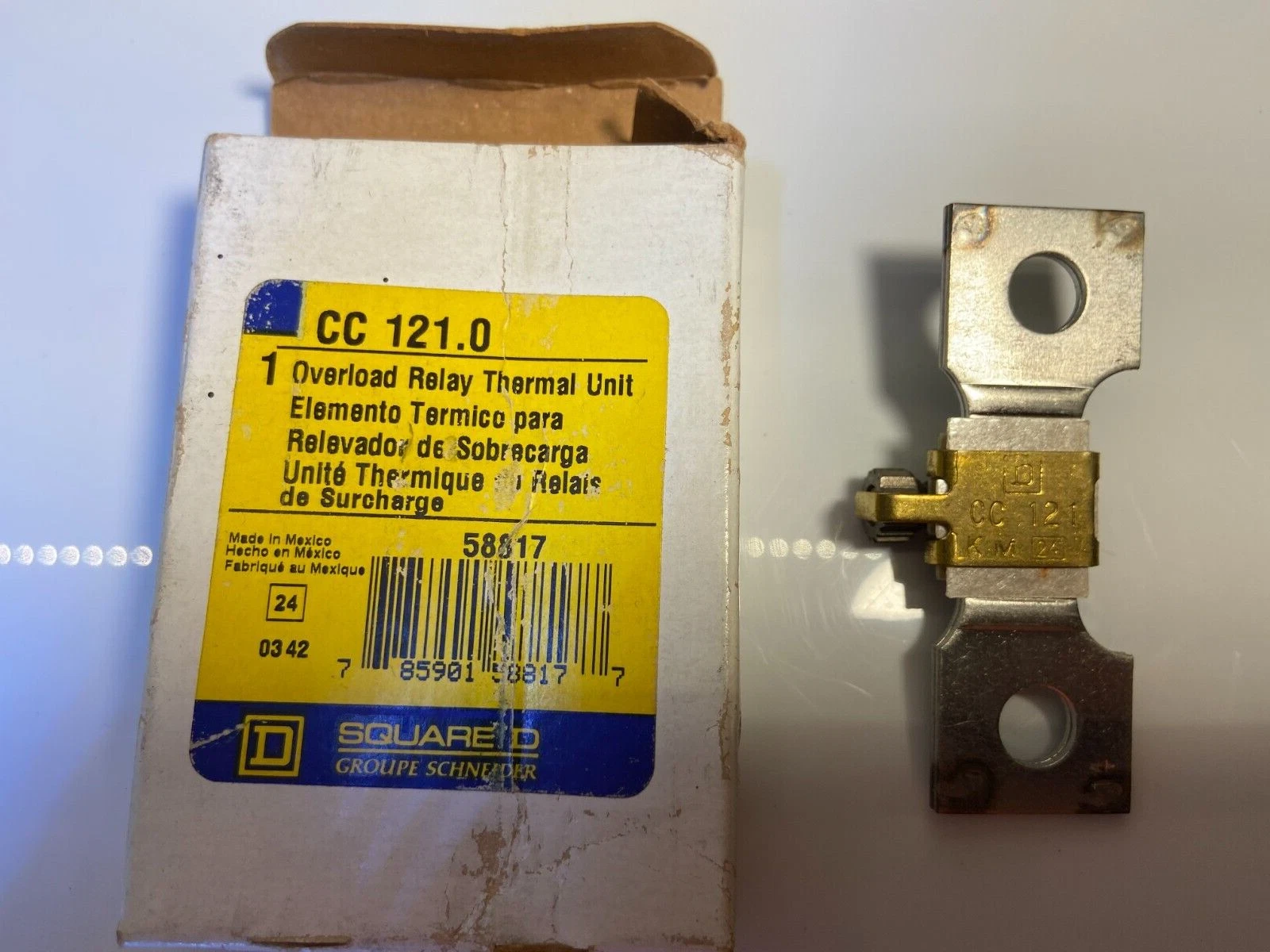Square-D CC121.0 Unidad Térmica de Sobrecarga