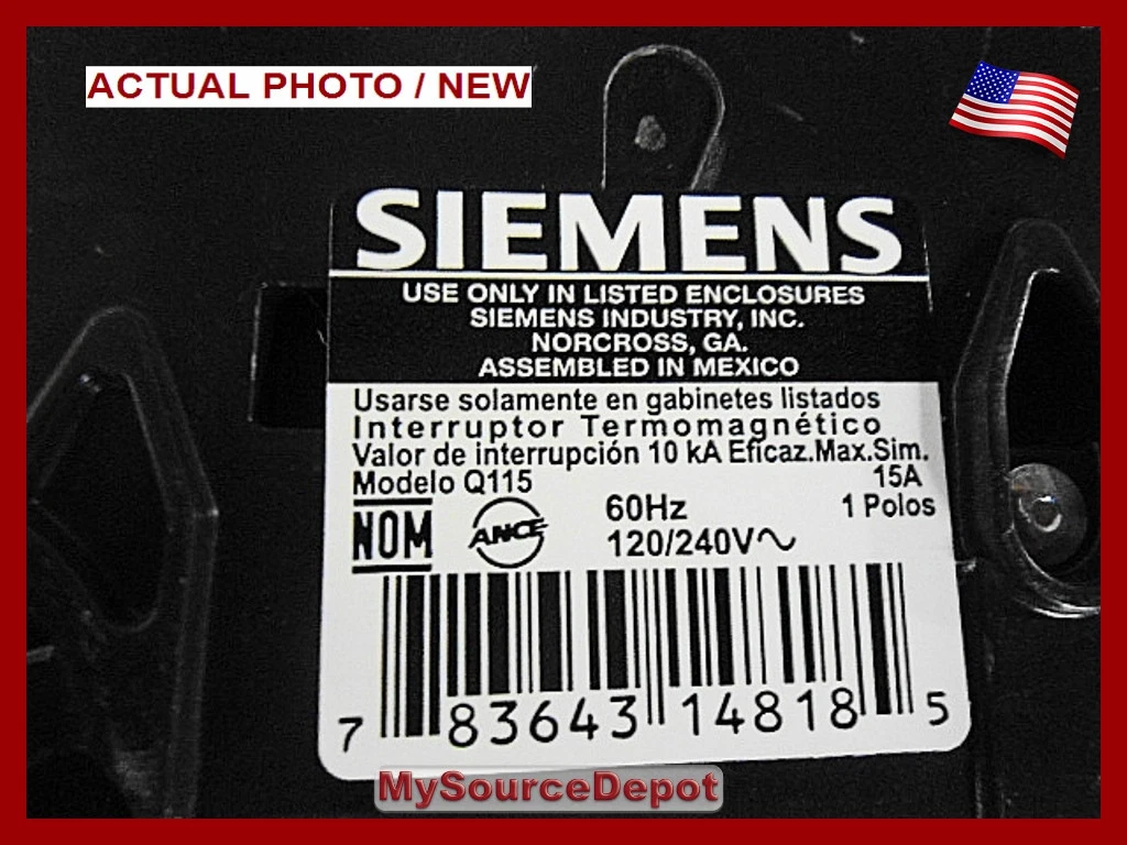 Siemens Q115 Interruptor de Circuito