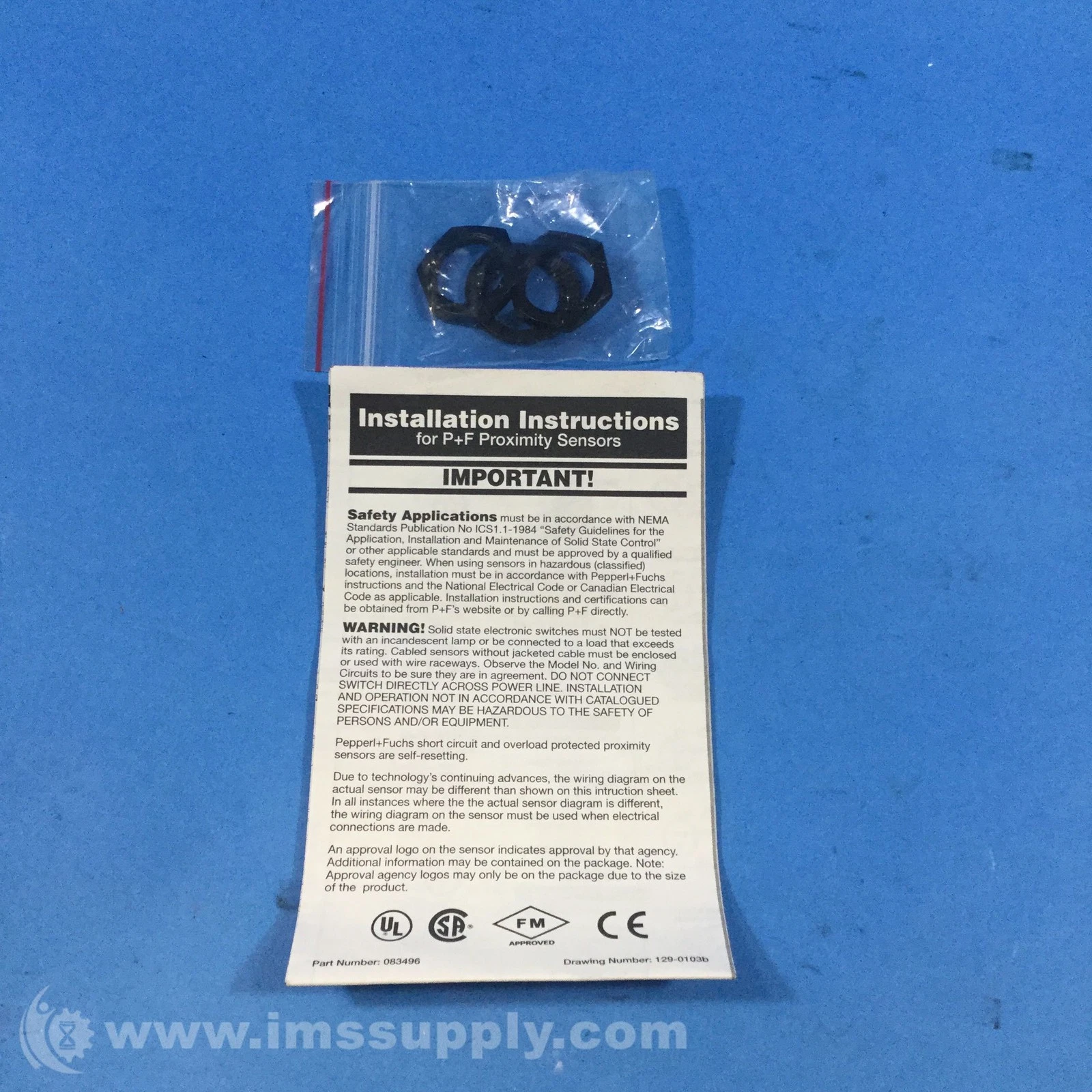 Pepperl & Fuchs 908447 Sensor de Proximidad