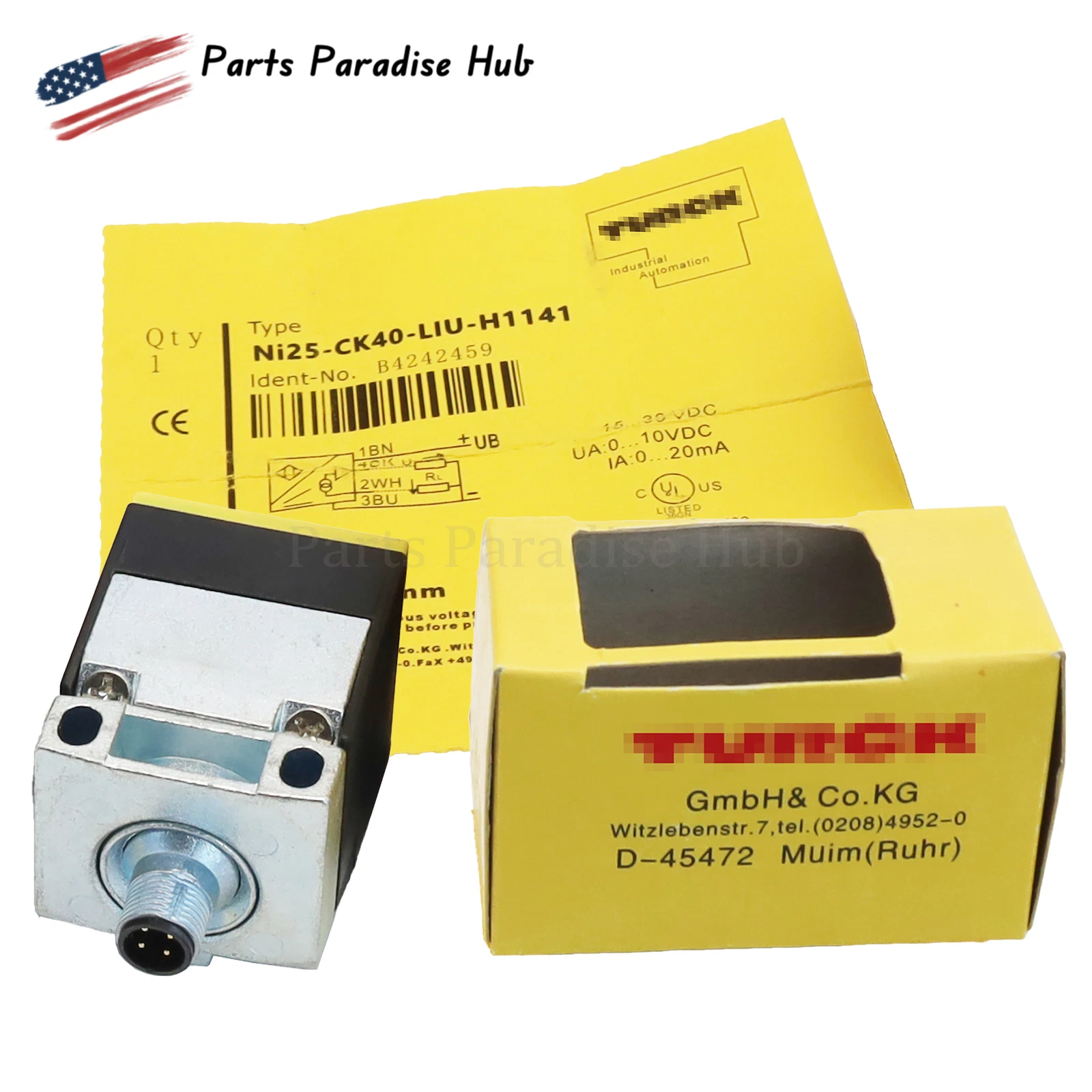 Turck NI25-CK40-LIU-H1141 Sensor de Proximidad