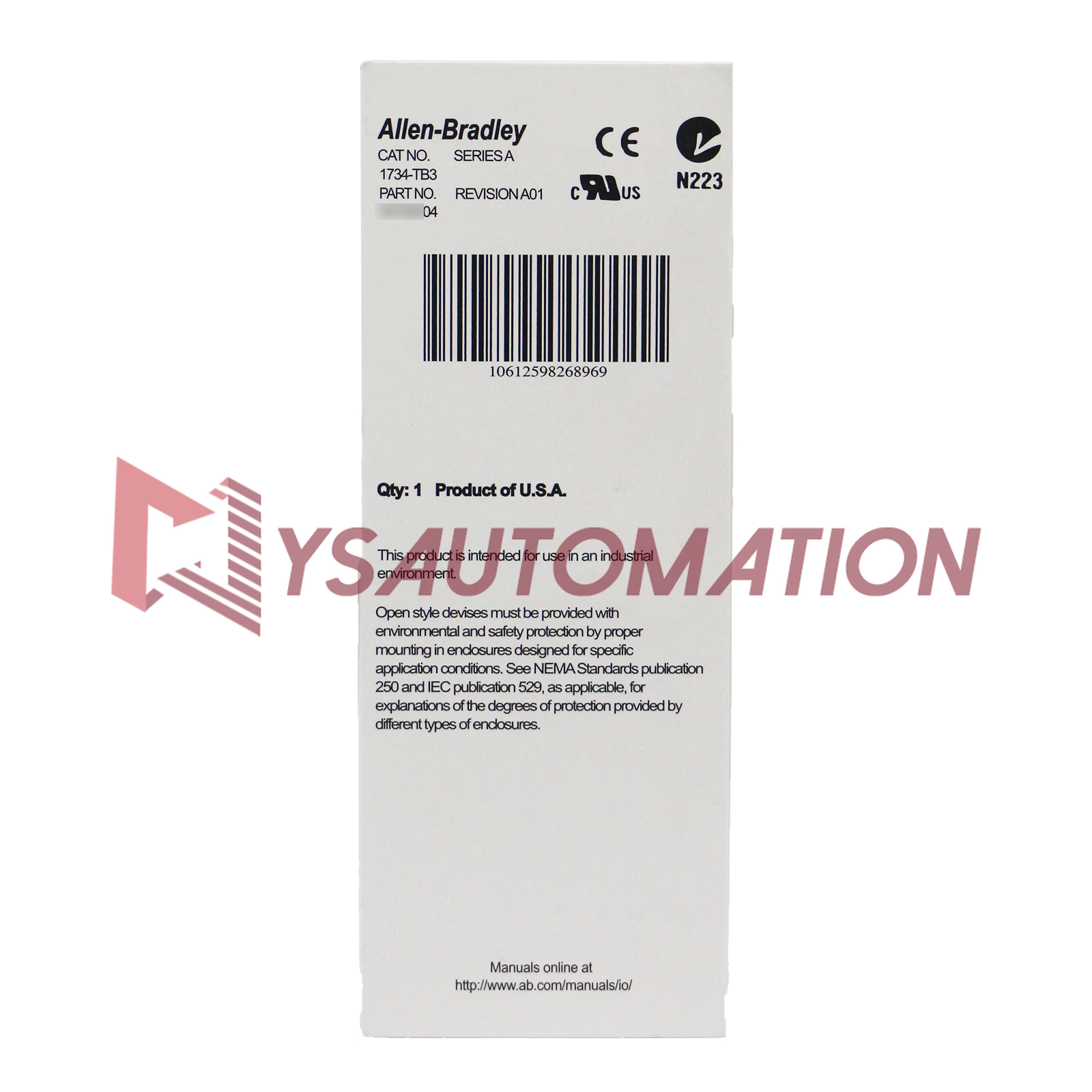 Allen-Bradley 1734-TB3 Terminal Base