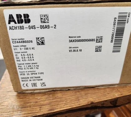 ABB ACH180-04S-06A9-2 Variador de Frecuencia
