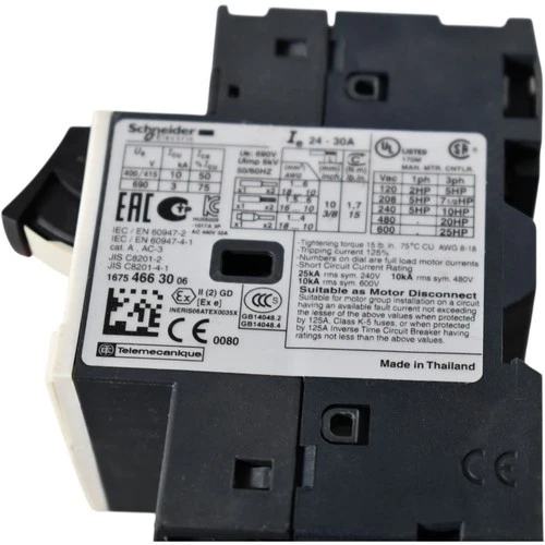 Schneider Electric GV2ME32 Starter Manual de Motor