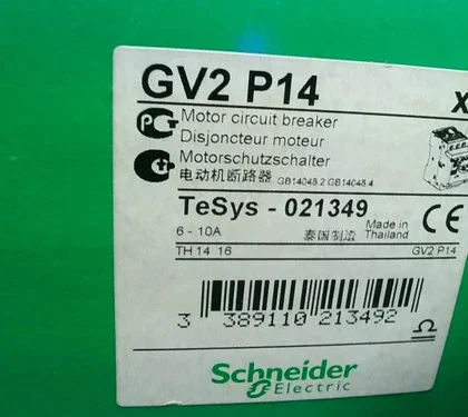 Schneider Electric GV2 P14 Contactores y Protectores 6-10A