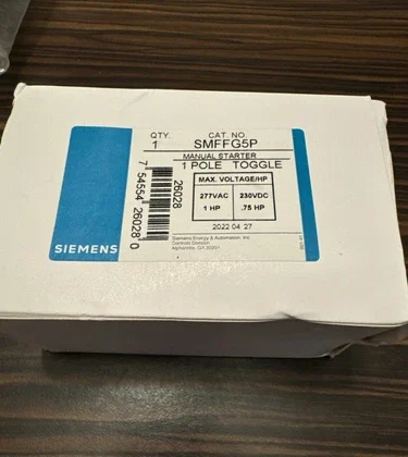 Siemens SMFFG5P Interruptor de Arranque Manual