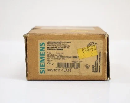 Siemens 3RV1011-1JA15 Protector de Motor