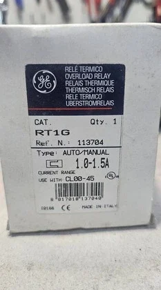 GENERAL ELECTRIC RT1G Relé de Sobrecarga