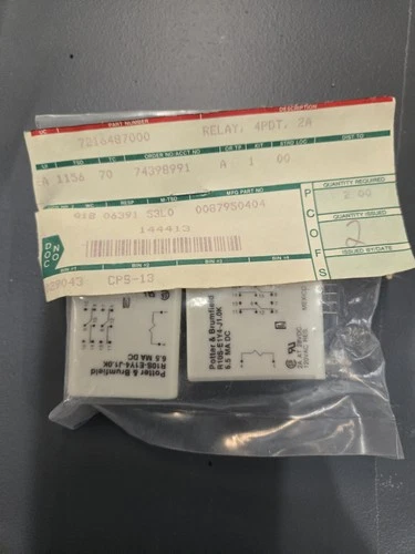 Potter & Brumfield R10S-E1Y4-J1.0K Relés de Señal DPDT