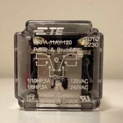 TE Potter & Brumfield KRPA-11AY-120 Relay